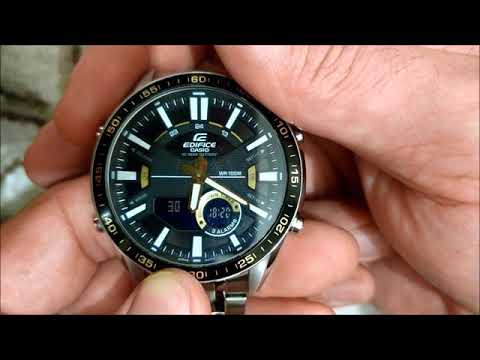 Casio EFV-C100D-1BVDF Erkek Kol Saati - Dijital ve Analog saatin ayarlanması