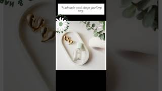 Sandmade oval shape jwellery trey for dressing table organiser and bathroom organiser #jheel_craft