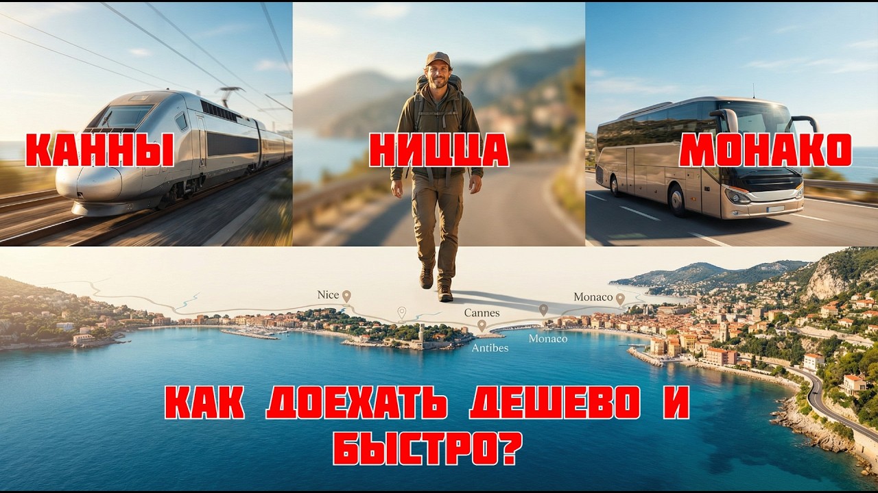 Канны - Ницца - Монако. Как доехать дешево и быстро?