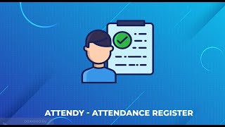 Attendy - Attendance Register application presentation (iOS / Android) screenshot 1