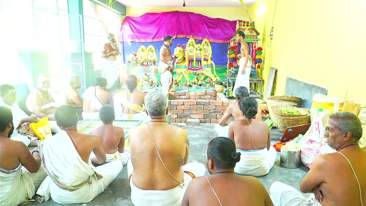 Sri Meenakshi Sundhareshwarar Samvatsaraabhishega Vaibhavam ,Rudra Homam,Vasoordharai,Poornakuthi