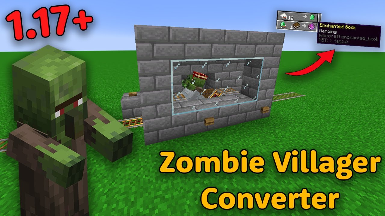 Easy Zombie Villager Converter For Minecraft 1 18 Minecraft Java Tutorial Youtube