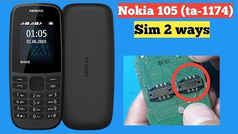 nokia 105 ta 1174 sim card 2 solution and sim not working #solution