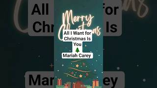 ALL I WANT FOR CHRISTMAS IS YOU - MARIAH CAREY 🌲❄️🎄