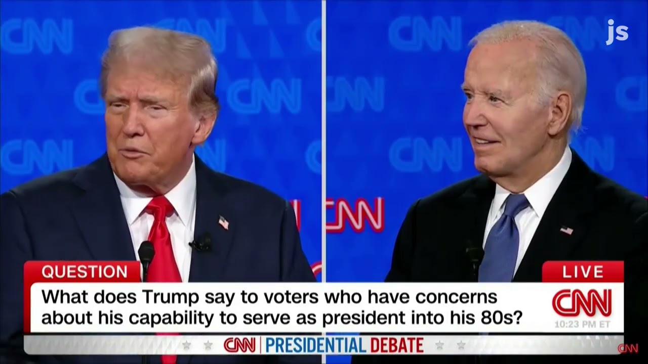 At 2024 debate, Biden and Trump spar over age as president, accepting 2024 election results
