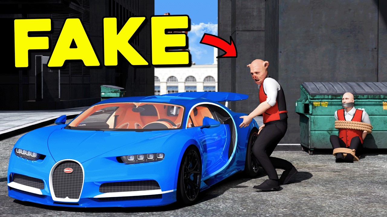 I Pretended to Be a Valet to Steal SUPERCARS in GTA 5