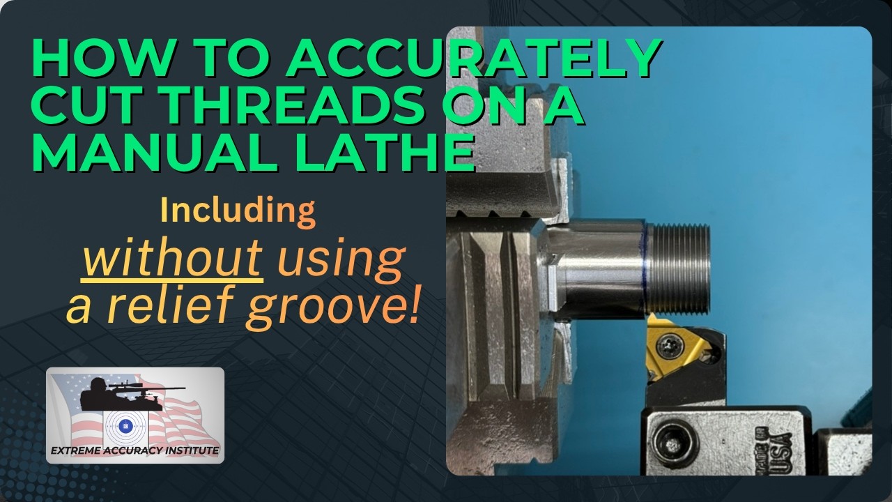 How to accurately cut threads on a manual lathe - including without ...