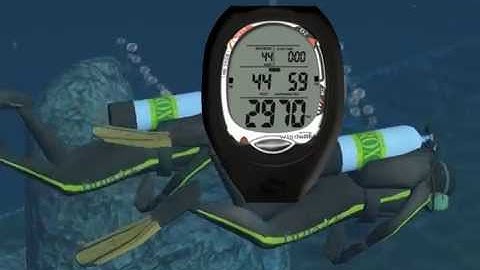 Sherwood Scuba - Wisdom 3 dive computer - A typical dive