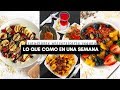 LO QUE COMO EN UNA SEMANA | VEGANO | Estudiante OCUPADA