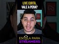 Fazer live curta, vale a pena? #shorts | TWITCH YOUTUBE FACEBOOK