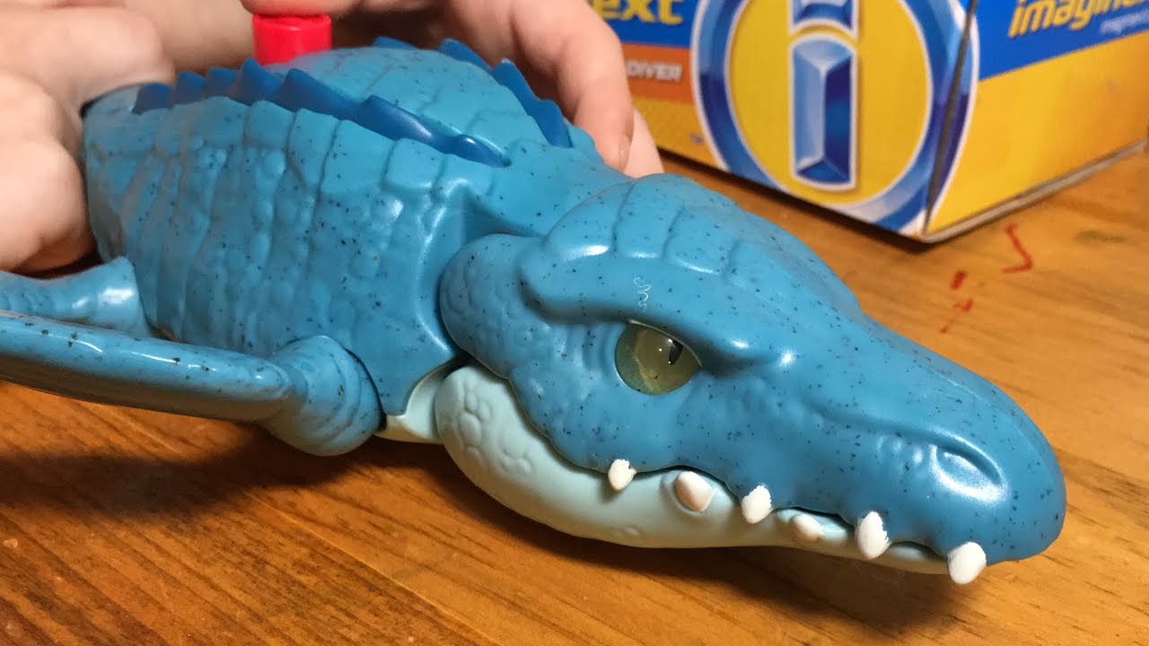 imaginext jurassic world mosasaurus & diver