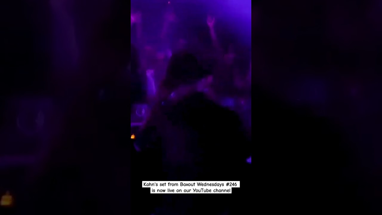 Kahn's set from Boxout Wednesdays 