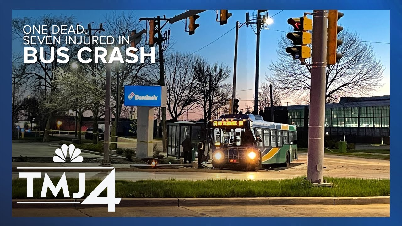 One person dead, seven injured in crash involving car and MCTS bus ...