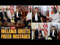 LIVE: Melania Trump Meets Freed American-Israeli Hostages | Israel Gaza War | US First Lady | N18G