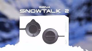 Sena Snowtalk 2   Bluetooth Headset with Intercom for Snow Helmets