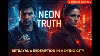 Neon Truth | AI Cinematic Short Film | Dystopian Thriller About Betrayal & Redemption