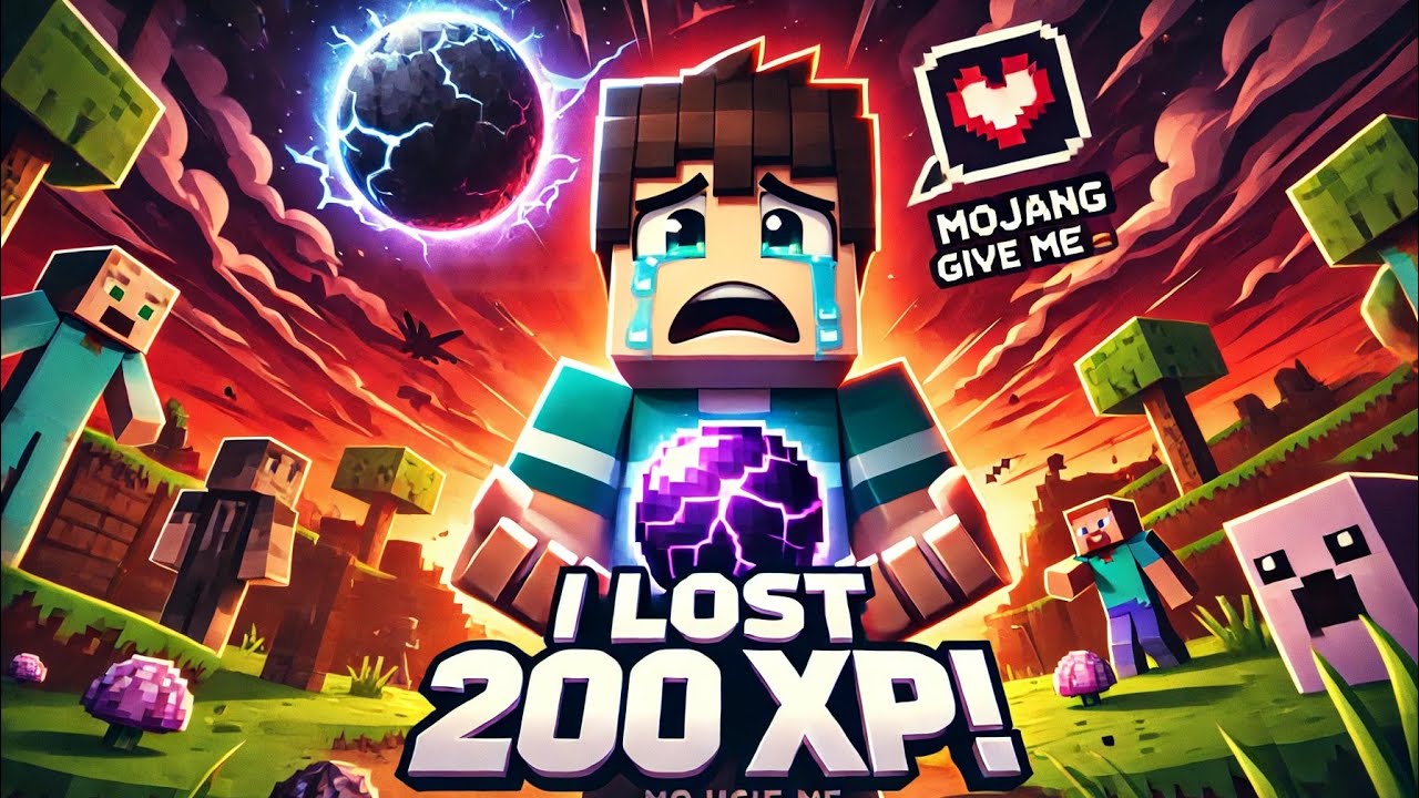 "🔴 Lost 200 Levels XP in Survival World! Respawn Rage 😡 | Mojang, Why?! 💩" 