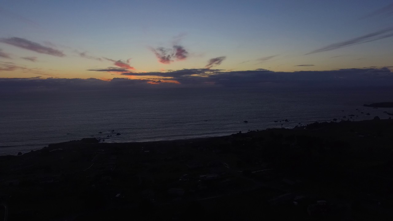 Bodega Bay Sunset drone footage