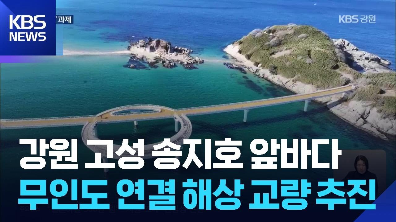 고성 ‘죽도’ 연결 해상 교량 추진…‘생태계 보전’ 과제 / KBS  2026.02.06.