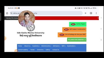 UG Semester 2 (2023-27) Syllabus Kaise Download Karein? Complete Guide in Hindi #skmudumka  #sem2