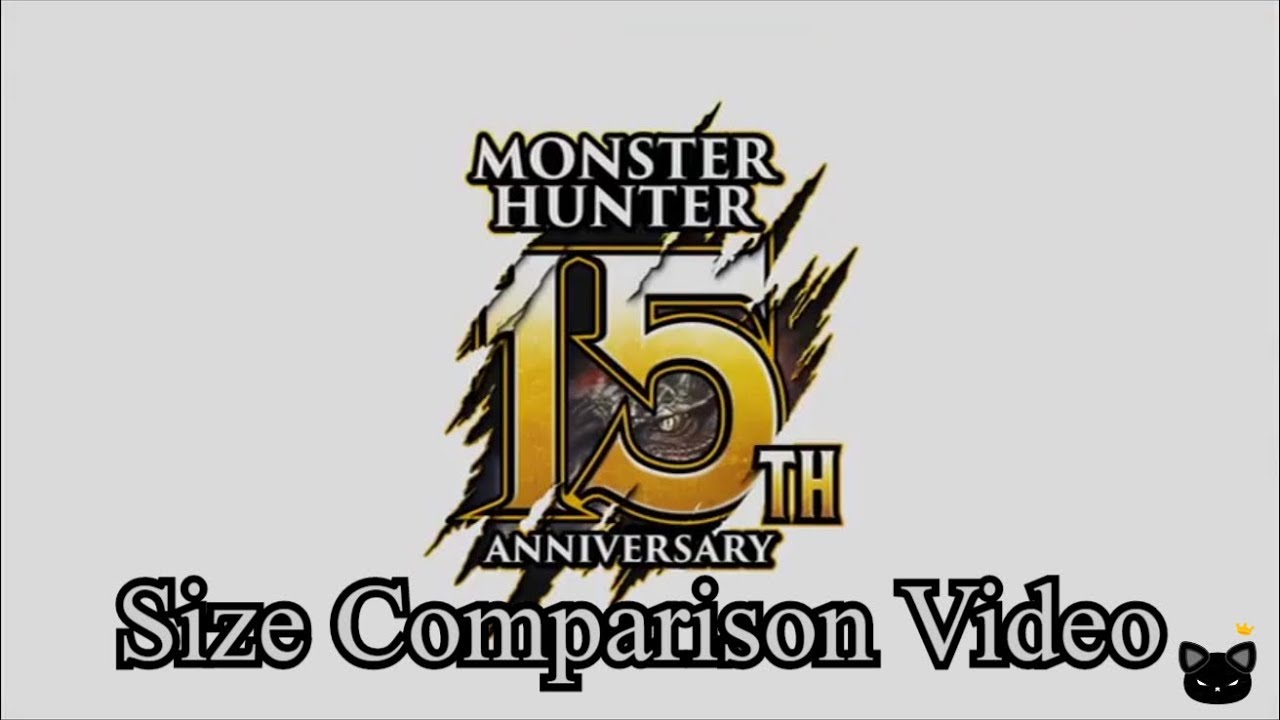 Monster Hunter Monsters Size Comparison 2019 - YouTube