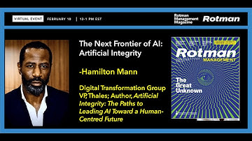 The Great Unknown - Hamilton Mann on The Next Frontier of AI: Artificial Integrity