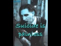 Suicide Is Painless - Marilyn Manson [Lyrics, Video w/ pic.]