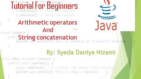 Arithmetic operators and String concatenation in Java