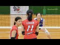 160503バレー黒鷲旗 QF東レxトヨタ車体 3  さらば 高田ありさ最後の戦い  volleyball Japan วอลเลย์บอล ญี่ปุ่น