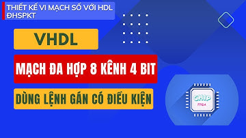 [ VHDL ]  Chương 4 - Mạch đa hợp - Lệnh gán tín hiệu có điều kiện | Thắng Acoustic