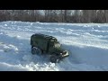 урал по снегу на новых шинах |#wpl b36 |#Урал |#Газ-66