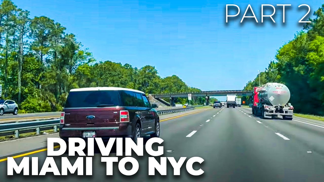 Driving from Miami, Florida to NYC Part 2 Martin County, FL to I95