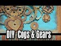 DIY Cogs and gears for cards, scrapbook, art journals, mixed media projects etc
