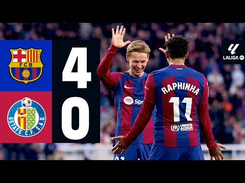 Barcelona Getafe Goals And Highlights