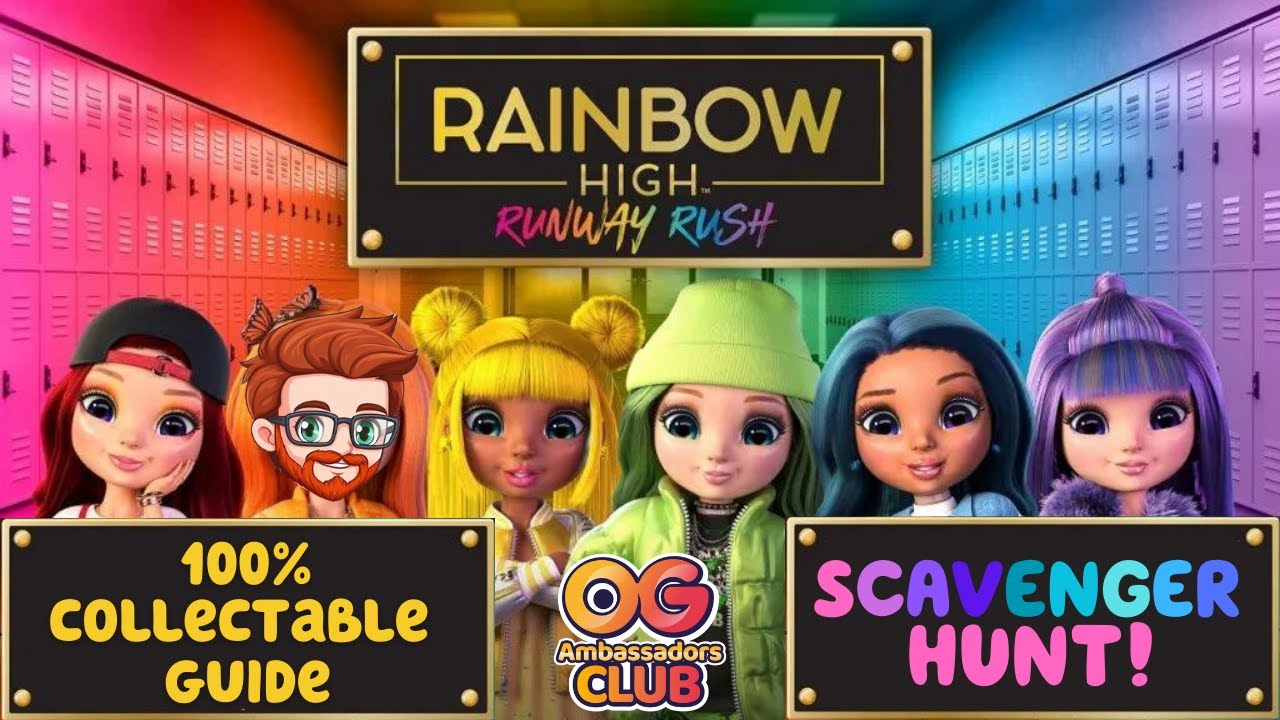 Rainbow High Runway Rush-Scavenger Hunt Guide 