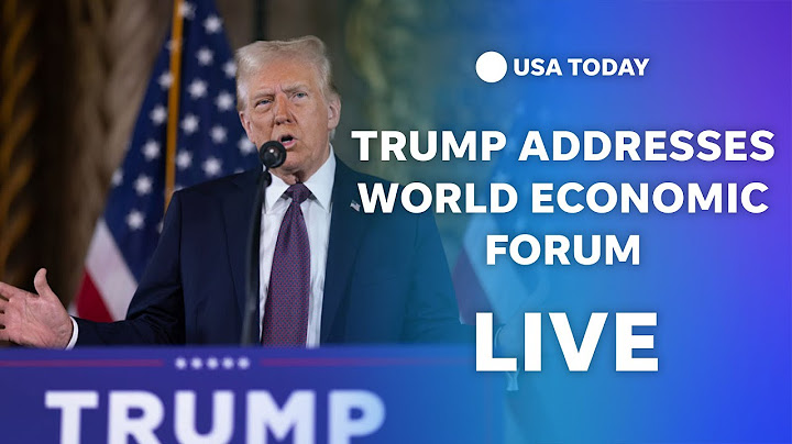 Watch Live: President Trump addresses World Economic Forum in Davos
