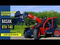 Телескопический погрузчик Basak BTH 740. Обзор характеристик