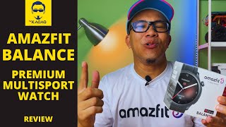 AMAZFIT BALANCE PREMIUM MULTISPORT SMART WATCH | AI Fitness Coach Body Composition, Review Malaysia
