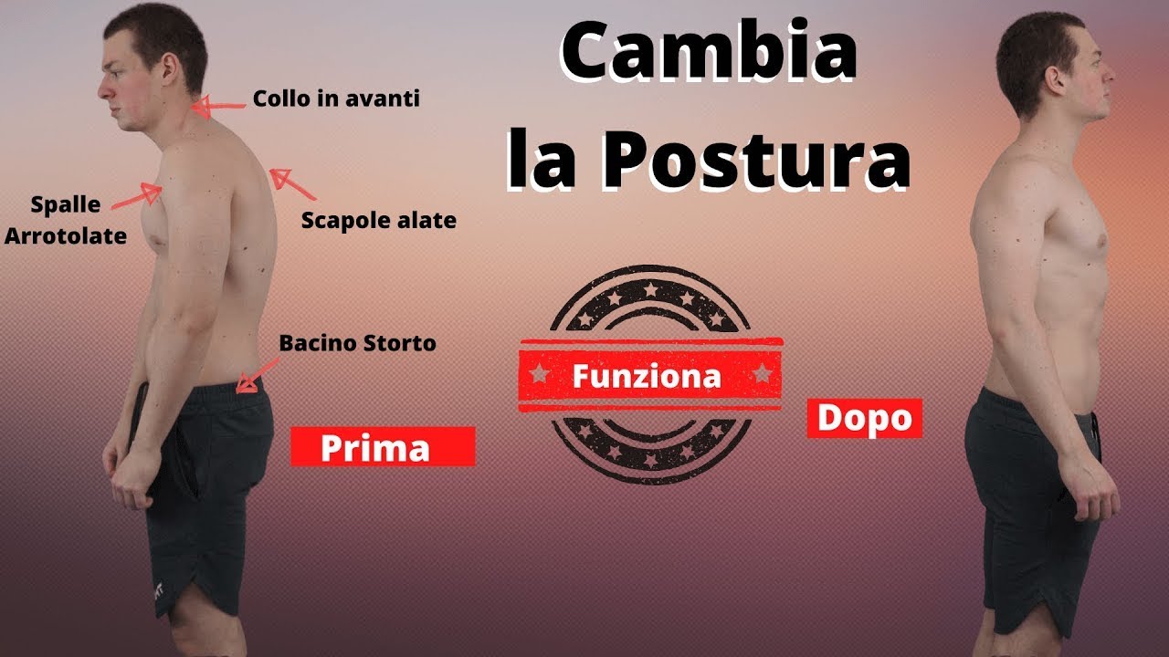 6 Esercizi per cambiare la tua postura DEFINITIVAMENTE