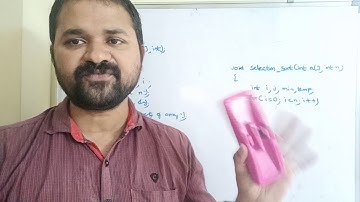 Selection Sort algorithm|selection sort example|selection sort program