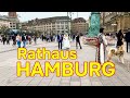 Hamburg walk, Germany. Rathaus