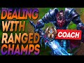 Teaching a gold player how to deal with ranged top laners, Challenger LoL Coaching.