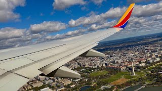 [4K] – Full Flight – Southwest Airlines – Boeing 737-76N – DCA-ATL – N7731A – WN3709 – IFS 859