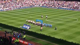 Sunderland Vs Leicester City - Teams Emerge - Stadium of Light 10/04/16