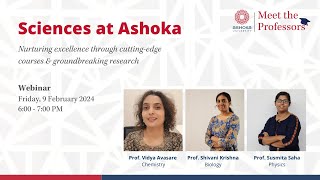 #MeetTheProfessors | Sciences at Ashoka screenshot 4