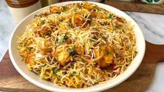 Paneer Dum Biryani Recipe | Restaurant Style Paneer Biryani | Veg Biryani | Paneer Recipe |