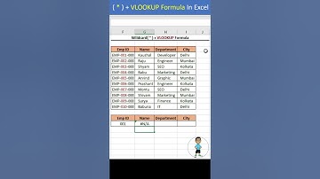 Advanced VLOOKUP Formula in Excel #excel #exceltips #shorts  #exceltutorial #msexcel #microsoftexcel