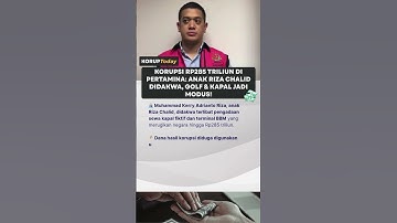 Korupsi Rp285 Triliun di Pertamina Anak Riza Chalid Didakwa, Golf & Kapal Jadi Modus! #korupsiminyak