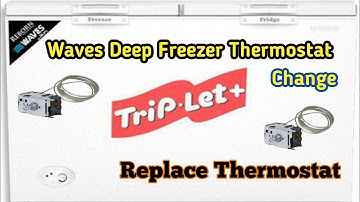 Waves Deep Freezer Thermostat Change And Connection Setting | D Freezer Thermostat Replace #waves