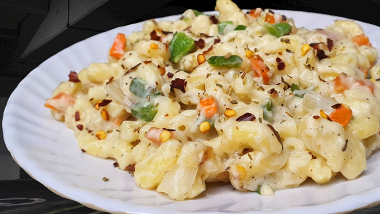 പാസ്ത എളുപ്പത്തിൽ White sauce pasta Easy macaroni Malayalam recipe